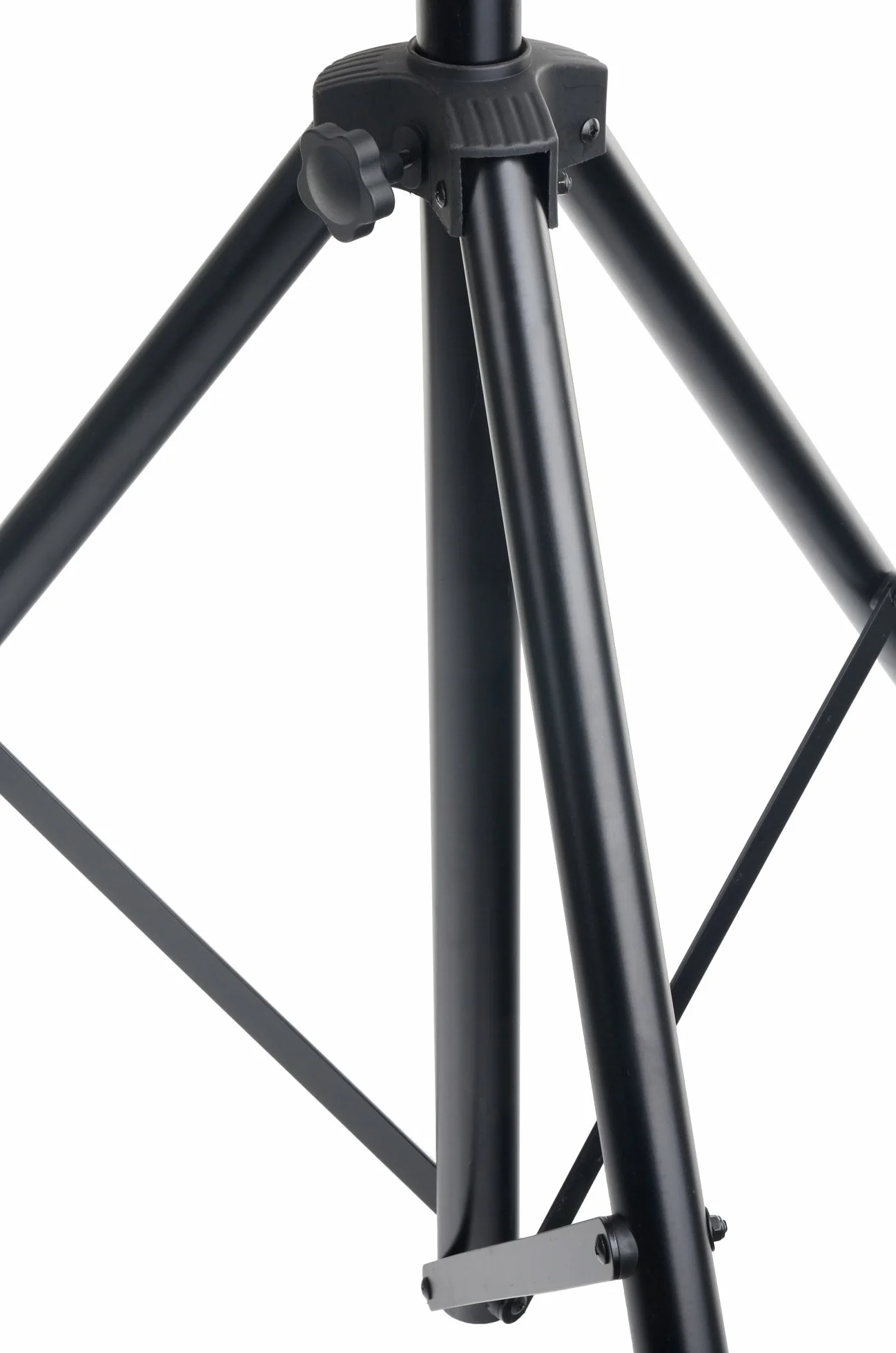 Showlite LTS-100 Traversen System (2x T-Bar Ständer 2x Quertraverse, Höhenverstellbar von 1,50m - 3,00m, Belastbar bis 75kg) schwarz