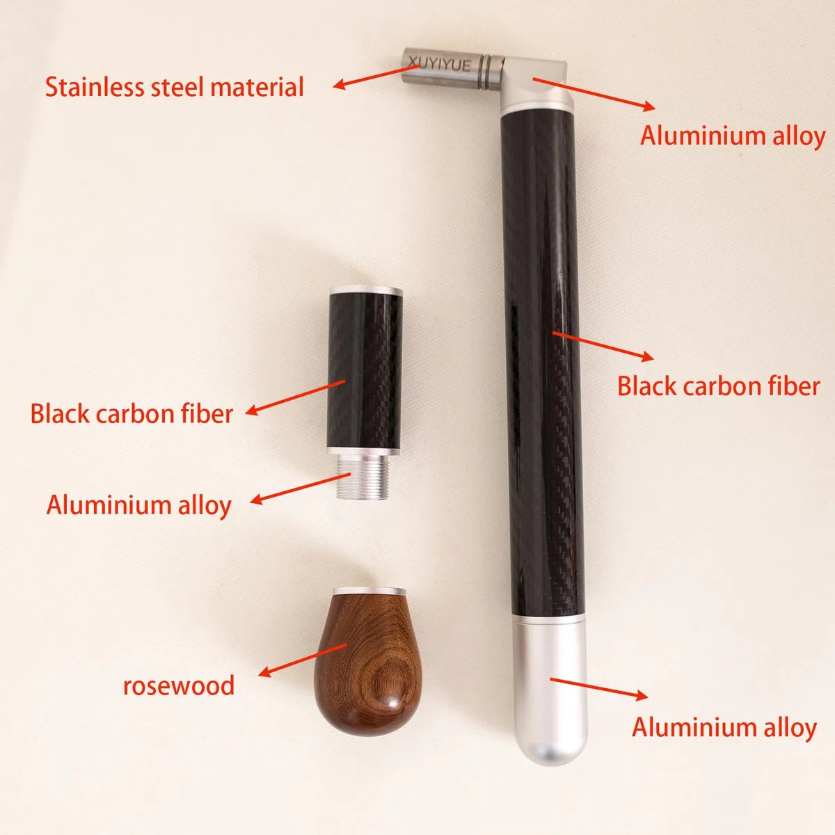 Klavier-Stimmwerkzeug, Stimmschlüssel, Klavierhammer, Karbonfaser-Material, professionelles Klavier-Stimm-Set