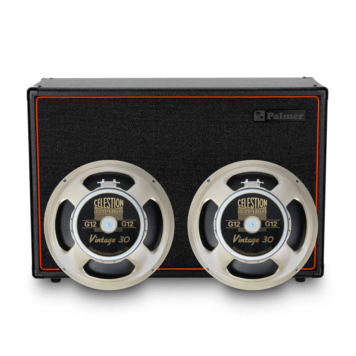 Palmer CAB 212 X V30 - Gitarren Lautsprecherbox mit Celestion Vintage 30 2 x 12, Closed-Back
