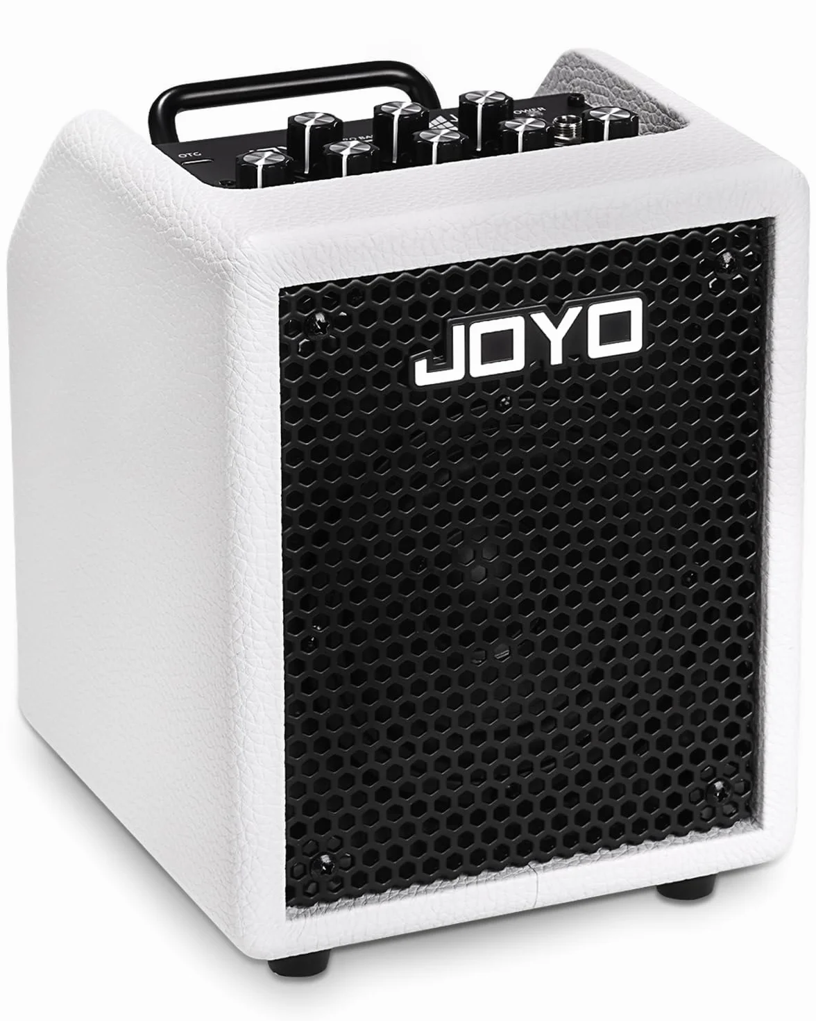 JOYO 30 W Bass-Combo-Verstärker, tragbarer Verstärker 4-Zoll-Lautsprecher mit 3-Band-EQ und Kompressor | Bluetooth 5.1 + OTG-Direktaufnahme | Üben mit Kopfhörer für Bassisten, Solokonzerte und Livestr