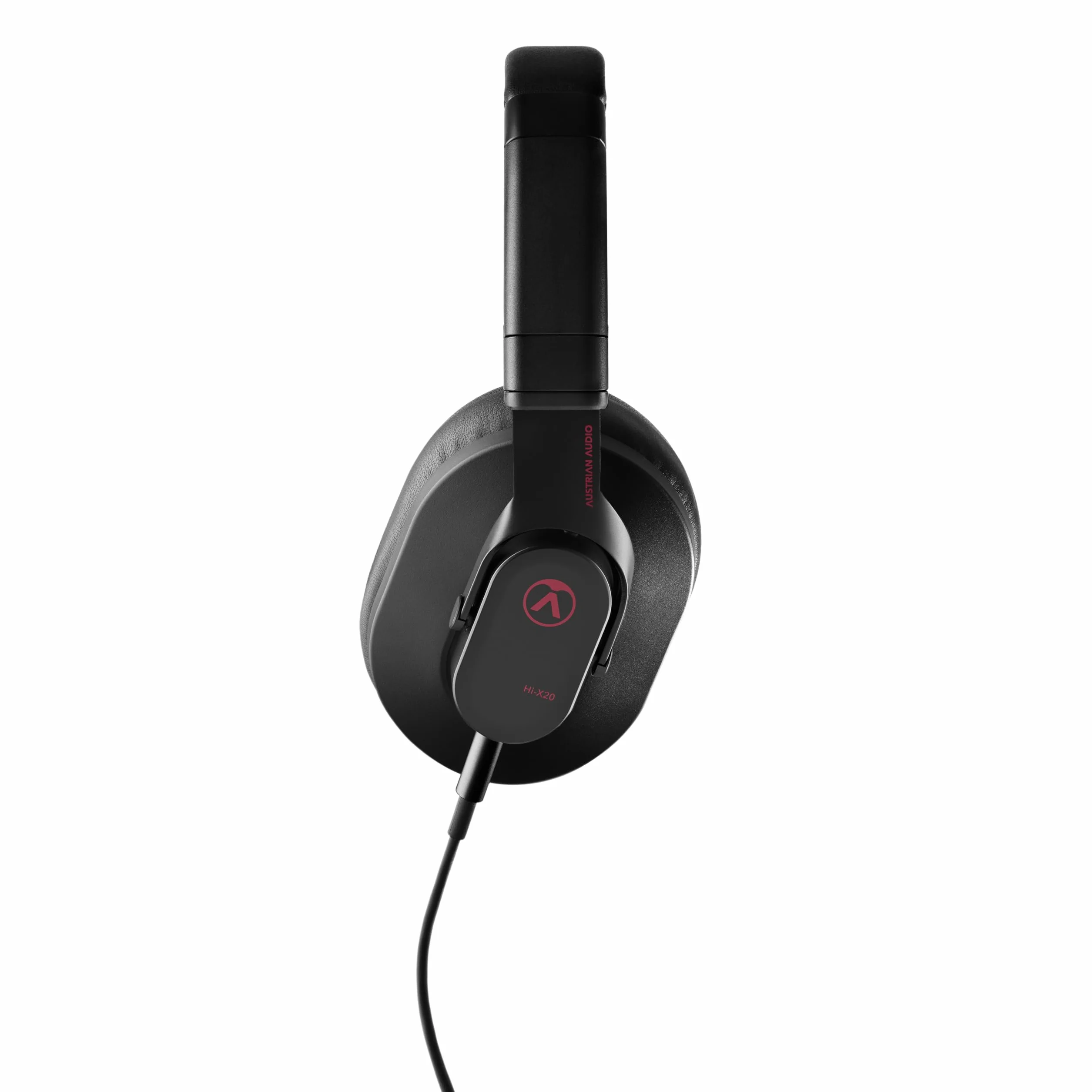 Austrian Audio Hi-X20 Over Ear Kopfhörer, professionelle Kopfhörer mit Kabel (geschlossene Bauweise, Hi-X Treiber, Memory-Foam-Ohrpolster, faltbares Design, abnehmbares Kabel, präziser Klang), Schwarz