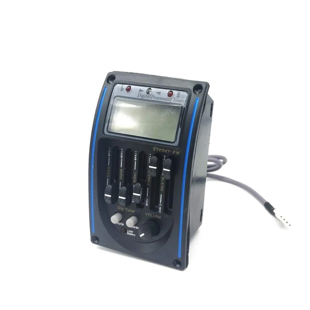 LC-5 5 Bandakustikgitarre Vorverstärker EQ. Equalizer-Pickup-Tuner-System mit Micro-Telefonabholung für Akustikgitarre DaJiKan (Color : LC 5 Battery Box)