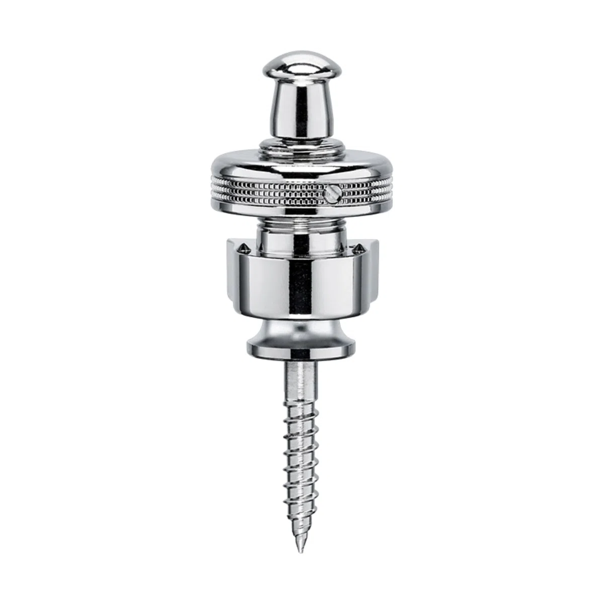 Schaller Gurtschlösser für Gitarre, S-Lock (verchromt), 1 Paar