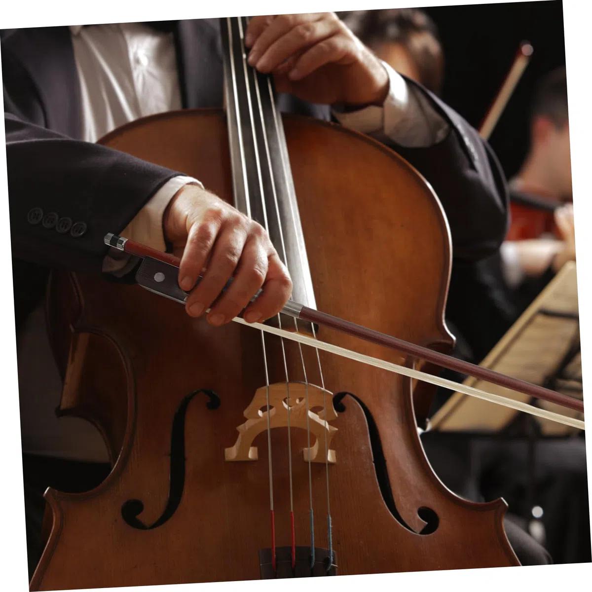 Cellobogen aus Kunsthaar für Violoncello Ausbalanciert und Angenehm in Hand 1 Ersatzbogen für Anfänger und Schüler