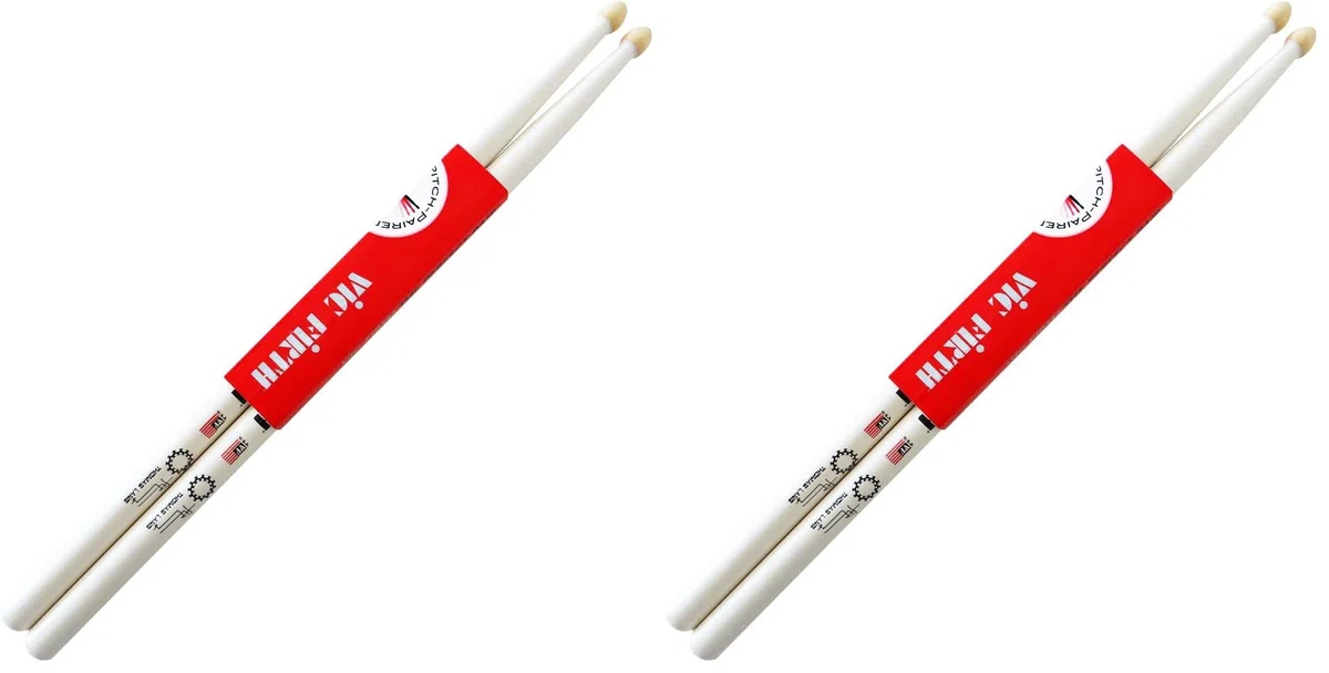 Vic Firth Thomas Lang Signature American Hickory Wood Tip Drumsticks (Packung mit 2)