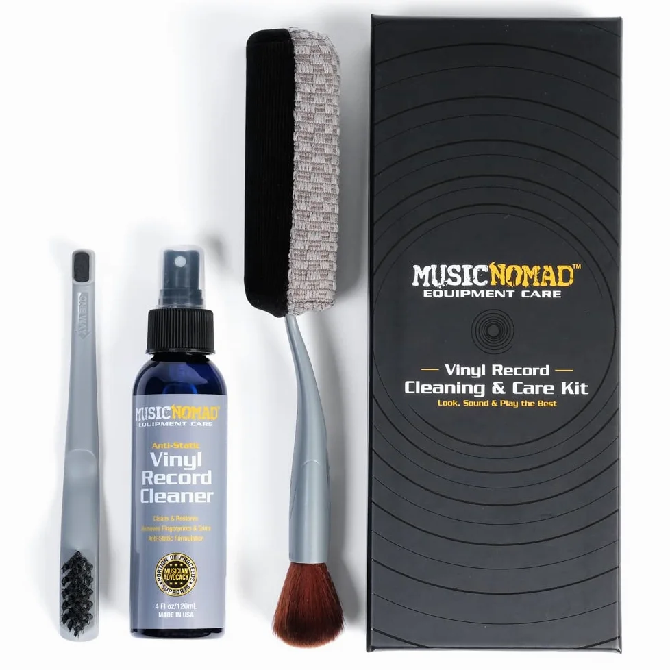 MusicNomad MN890 6 'n 1 Next Level Vinyl Record Cleaning & Care Kit