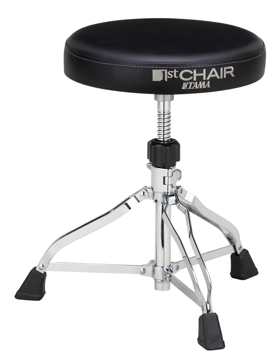 TAMA 1St Chair Schlagzeug Hocker - mit runder Sitzfläche und tieferem Stativ geeignet für Kinder (HT230LOW)
