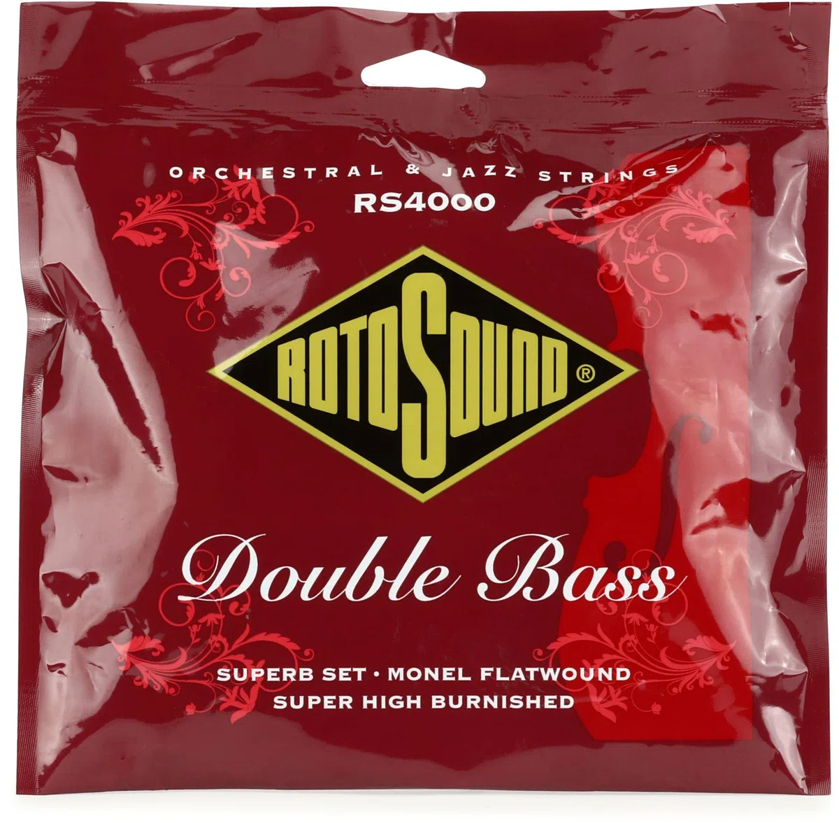 Rotosound Saiten für Kontrabässe Nylon/Monel-Flachdraht 1 Satz