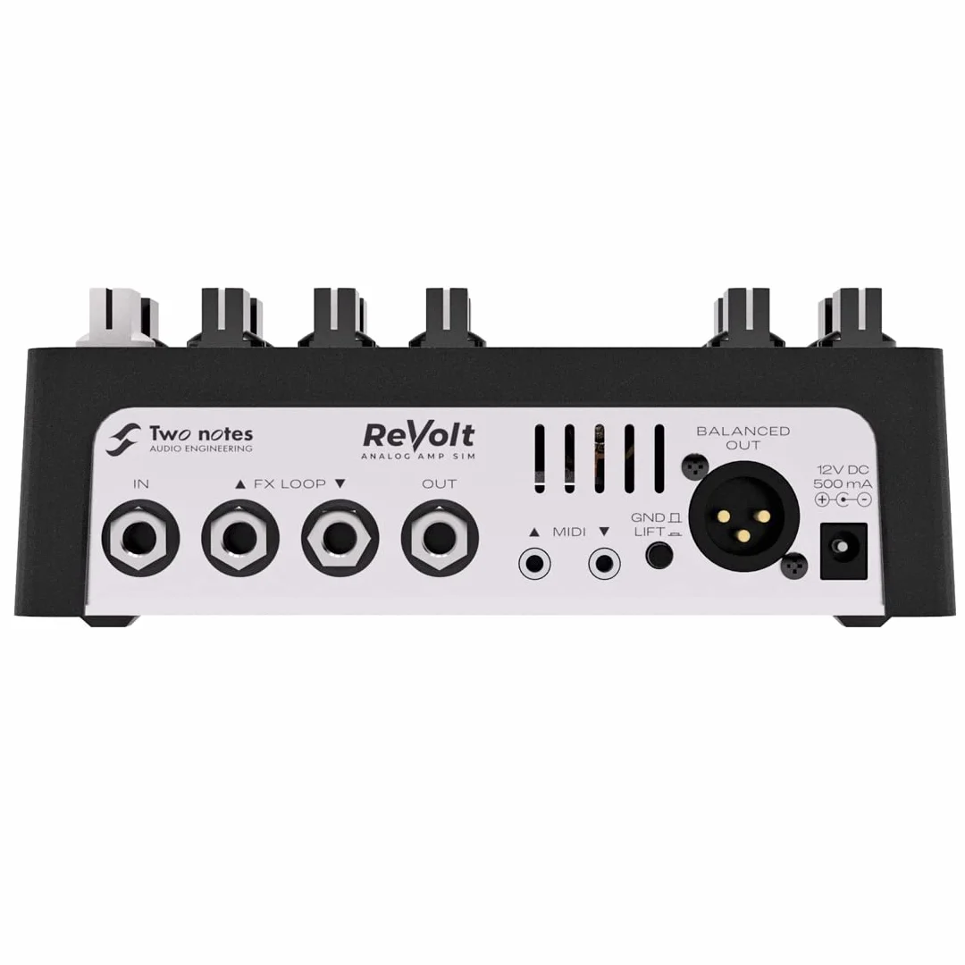 Two Notes ReVolt Bass Preamp Simulator Verstärker + keepdrum Klinkenkabel