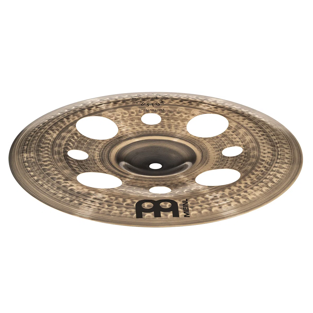 Meinl Cymbals Pure Alloy Custom 30,5 cm Trash China – Rauchbronze/Brillantes Finish – Made in Germany, 2 Jahre Garantie (PAC12TRCH)