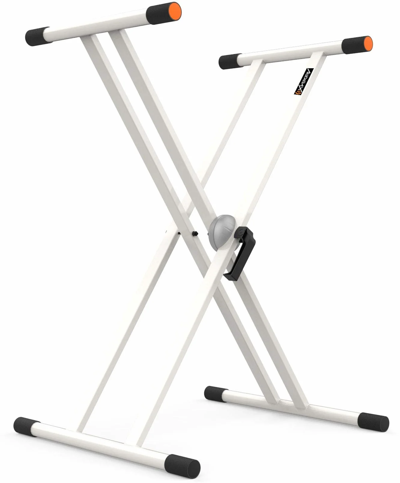 Audibax Onyx 130 Plus Blanco Soporte Tijera Premium Profesional Teclado (Yamaha, Casio, Roland, Korg)