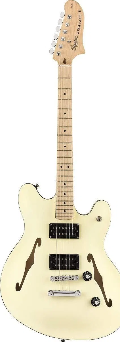 Fender Squier Affinity Starcaster MN OWT E-Gitarre, Inklusive kostenloser virtueller Kurse auf Fender Play
