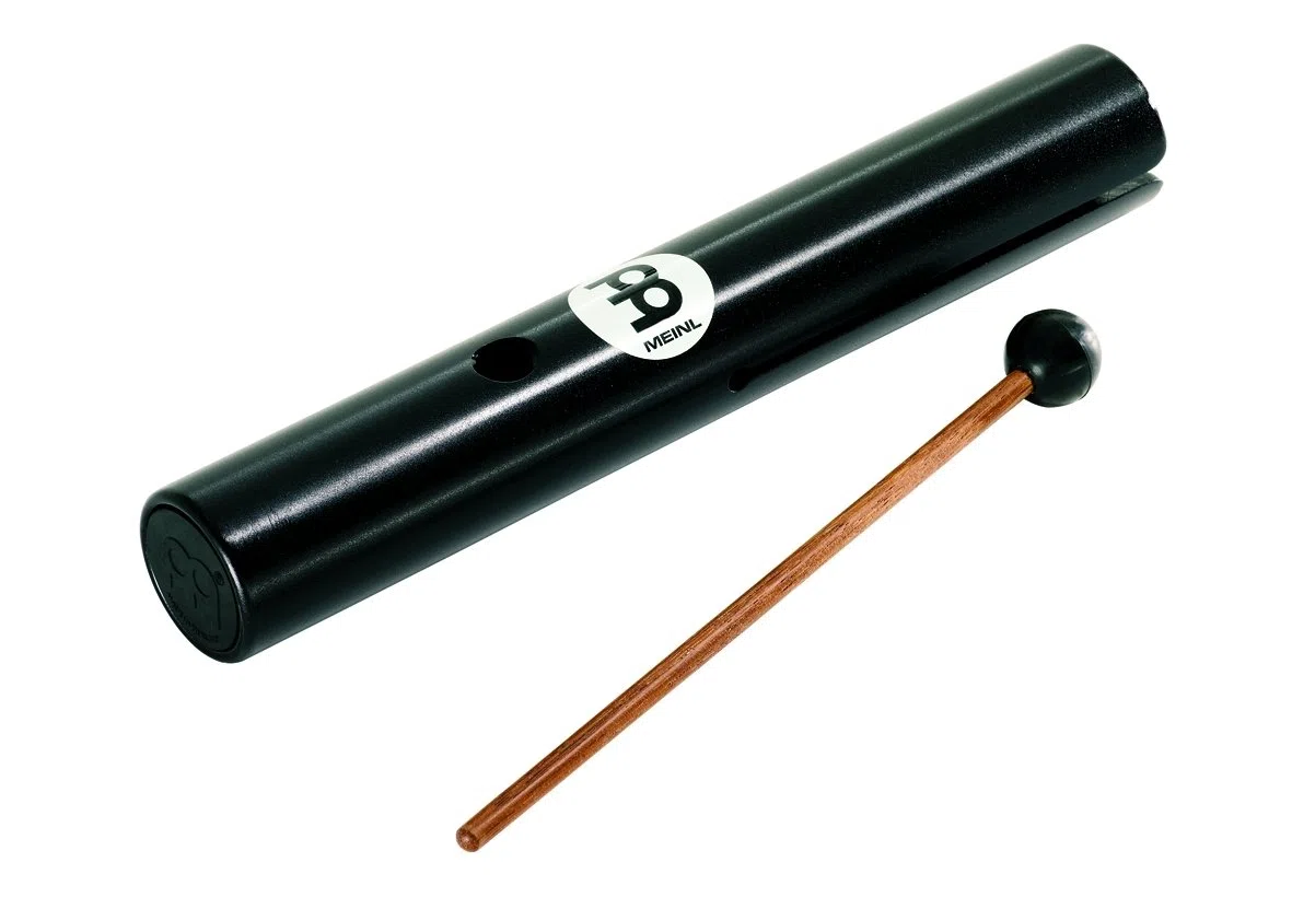 Meinl Percussion WahWah Tube Instrument - Röhrenförmiges Effektinstrument - Länge 32 cm - Inklusive Gummischlägel - Stahl, Nickel (WW2BK)