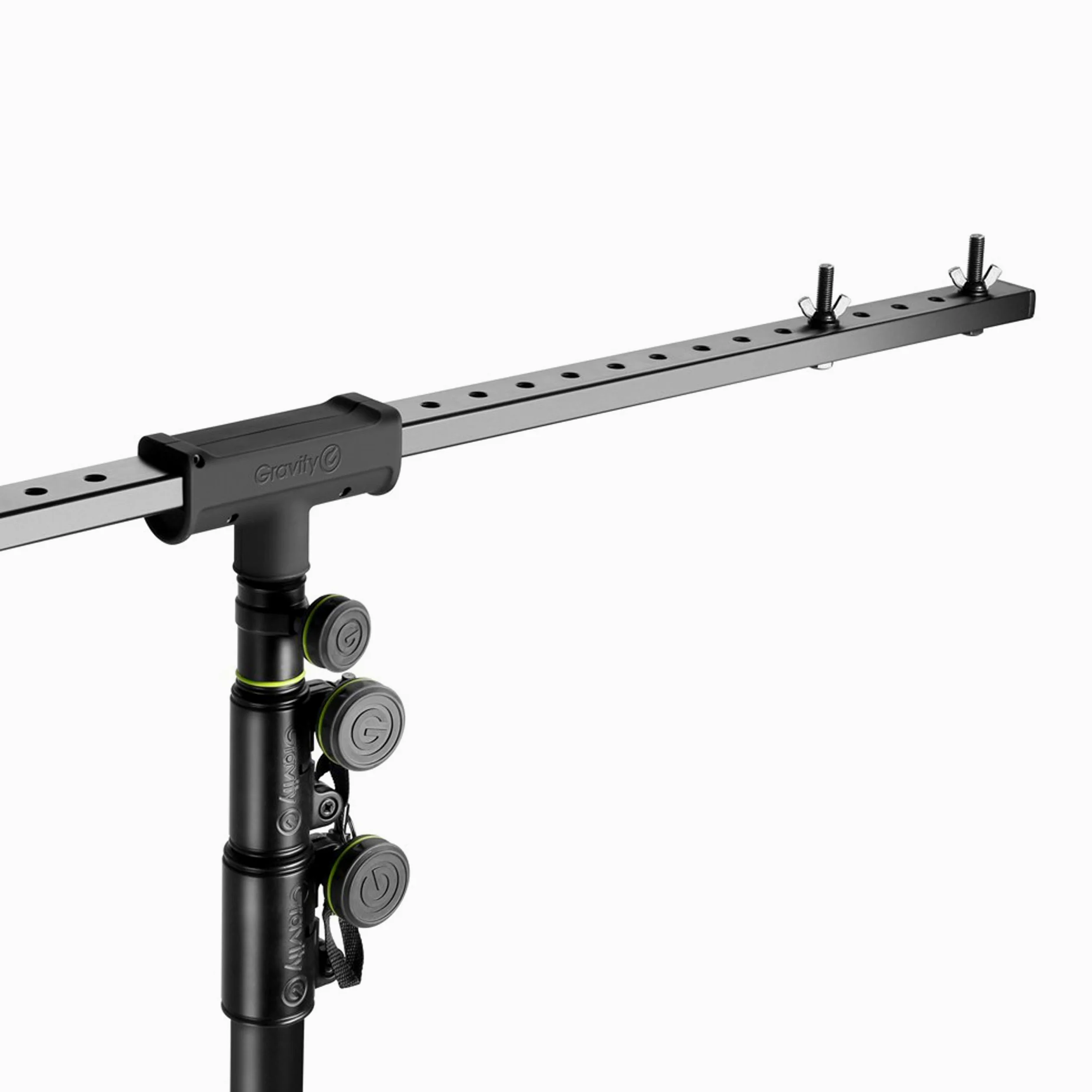 Gravity LS TBTV 28 - Lichtstativ mit Querträger, Groß, mit Belastbarkeit bis 50 kg, schwarz