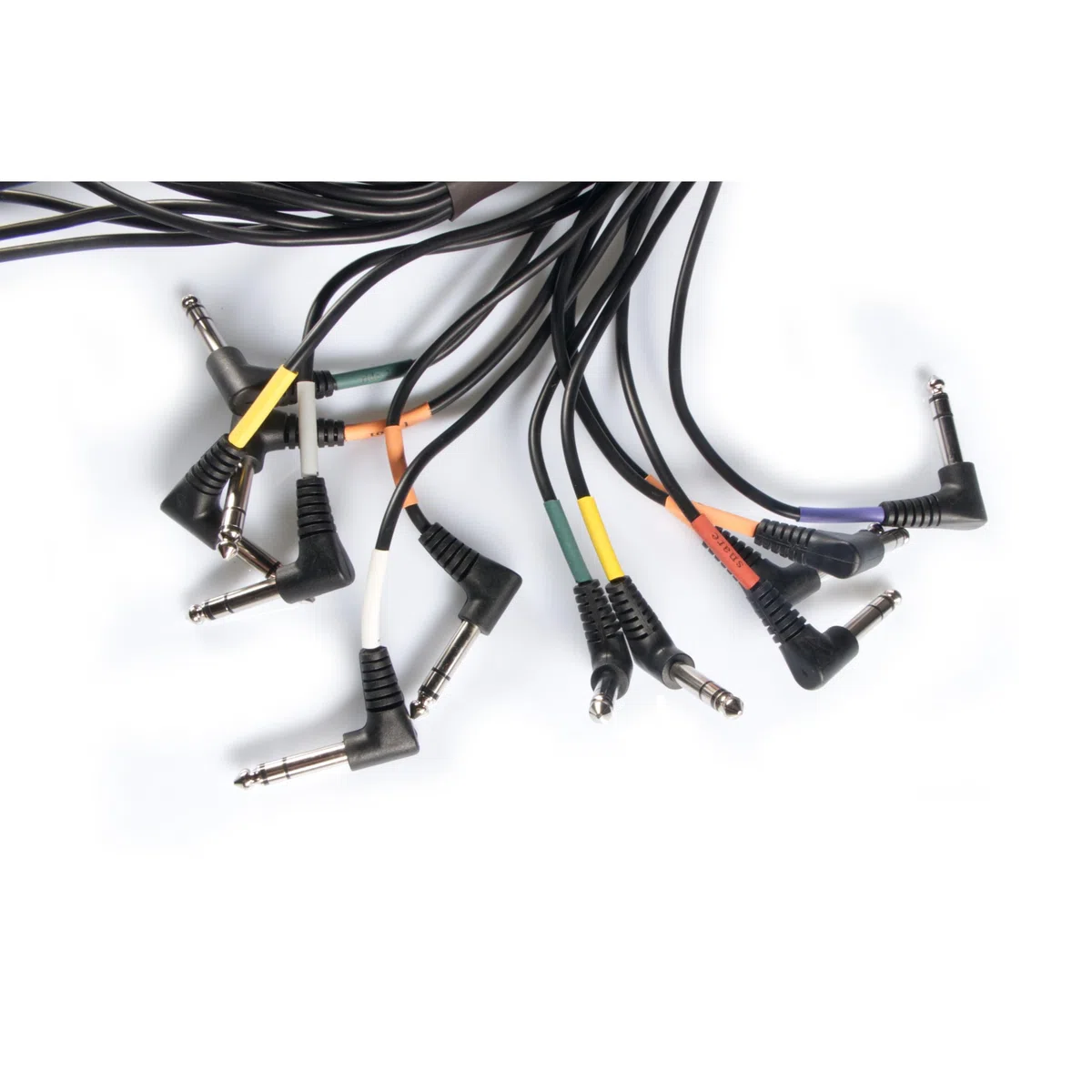 Fame E-Drum Kabelbaum Universal, Hochwertiges Drum-Zubehör, 12 Stereo-Einzelkabel, Kompatibel mit TD-12, DTX, Hybrid Pro, Ideal für HiHat, Ride, Crash, Snare, Kick, Tom-Tom