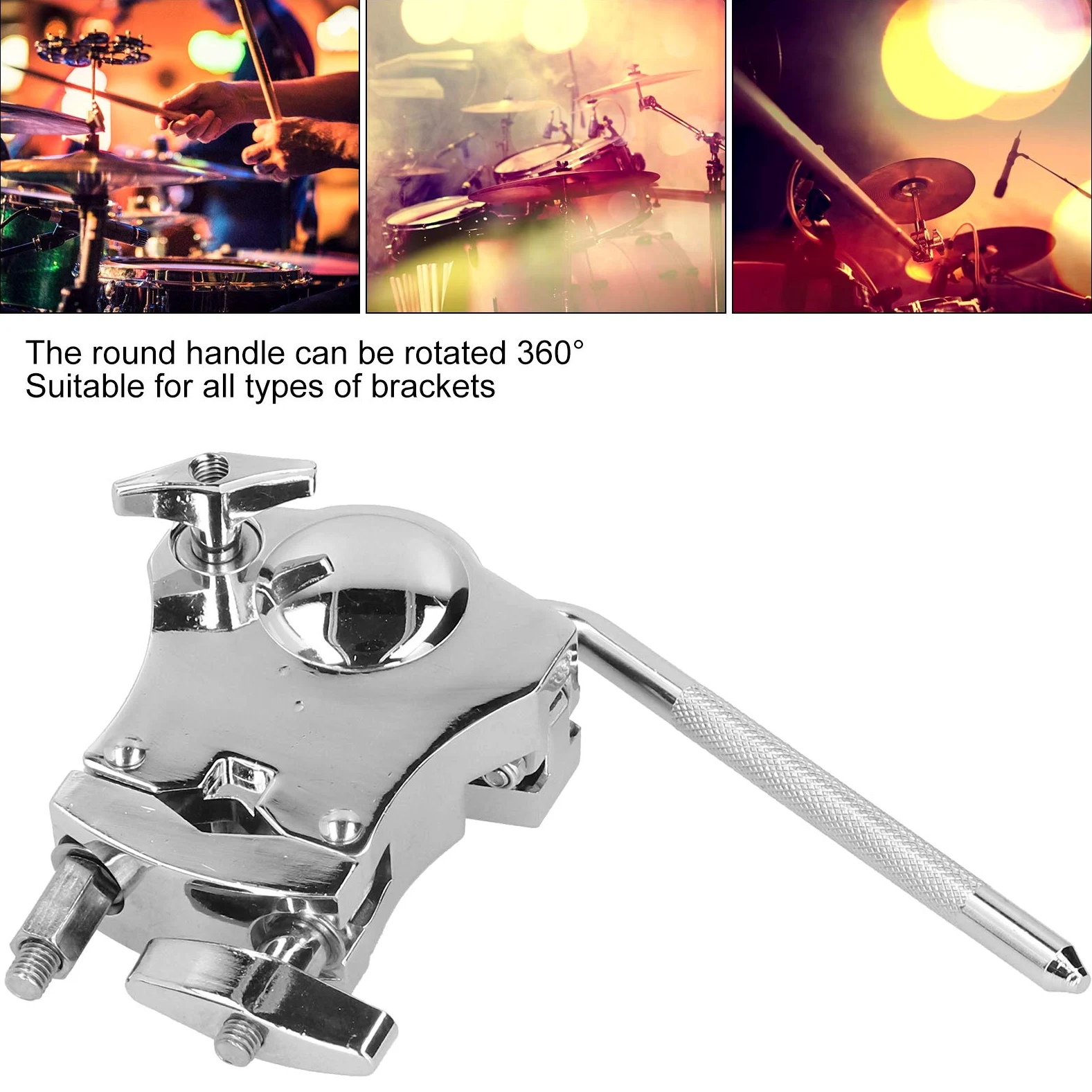 Tom Drum Rack, Multifunktionshalterung Drum Rack Musikinstrumentenhalterung Silber für Musikinstrumentenzubehör WC83