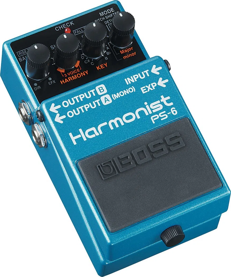 BOSS PS-6 Harmonist Pedal, Schwarz/Blau