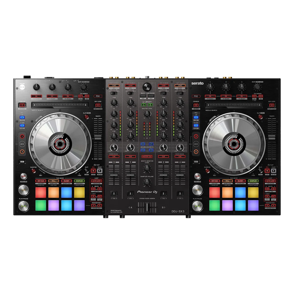 Pioneer 4-Kanal DJ Controller Serato DJ Pro
