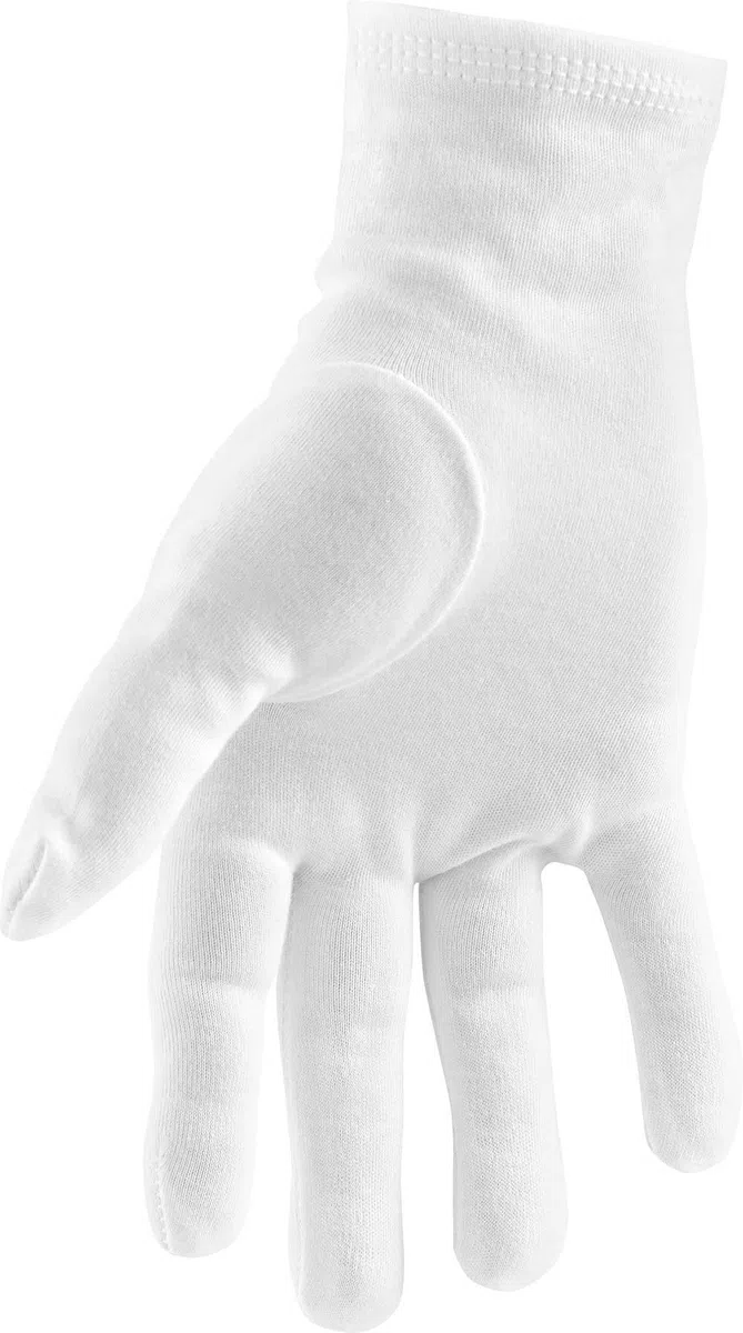 Meinl Cymbals Schlagzeug Becken Handschuhe - Für den schonenden Wechsel brillianter Schlagzeugbecken - Drum Set Zubehör, Weiß (MHS-WH)