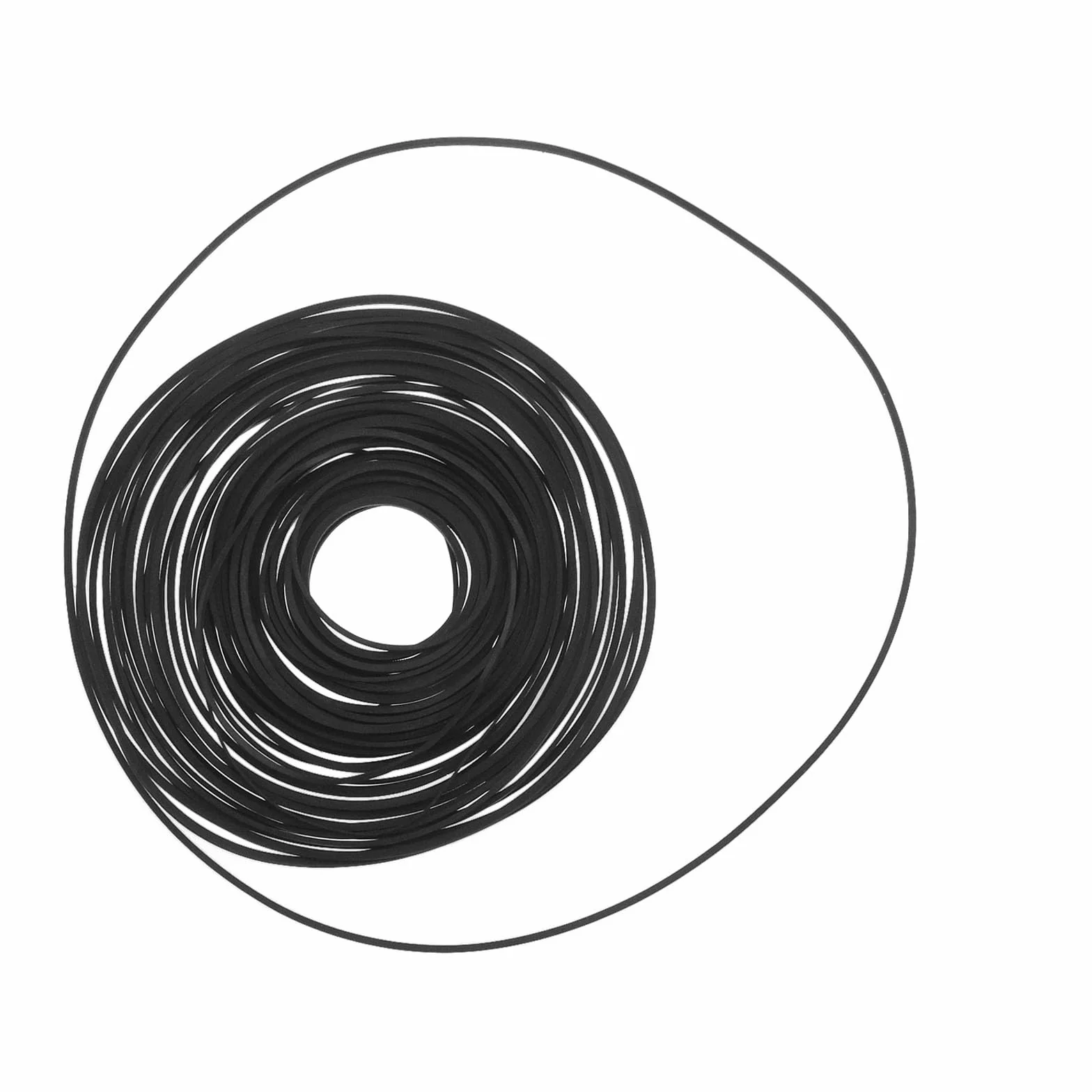 50 Stück Recorder-Gummiriemen 35-190mm Gemischte Quadratische Riemen für Kassettenbandmaschinen Reparatur Verschiedener Riemen für Recorder Walkman Repeater DVD-Laufwerk