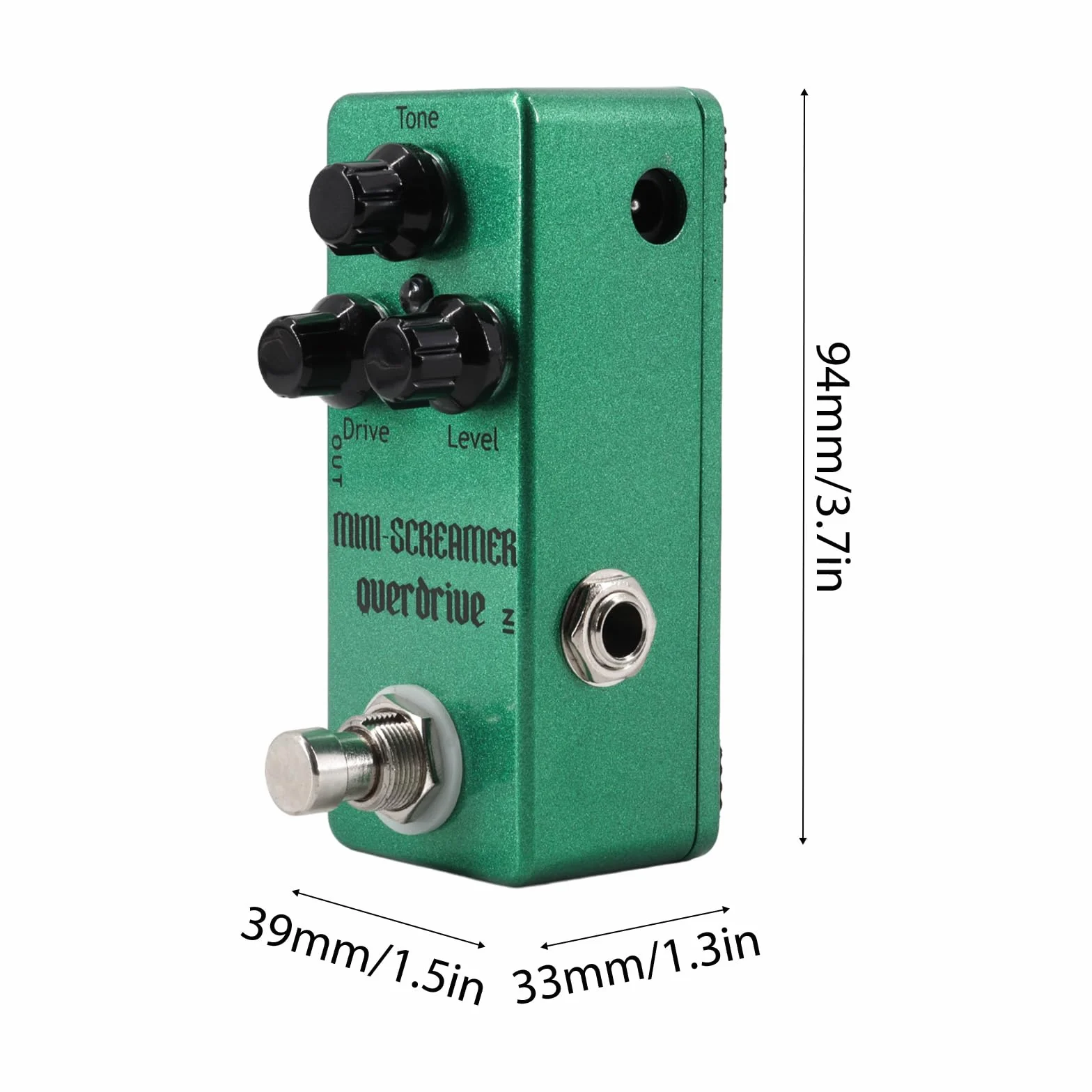Btuty Gitarrenpedal, Rauschunterdrückung, Effektpedal für E-Gitarre, Eingangs-/Ausgangsschnittstelle, Mini-Effekt zur Geräuschreduzierung der Gitarre