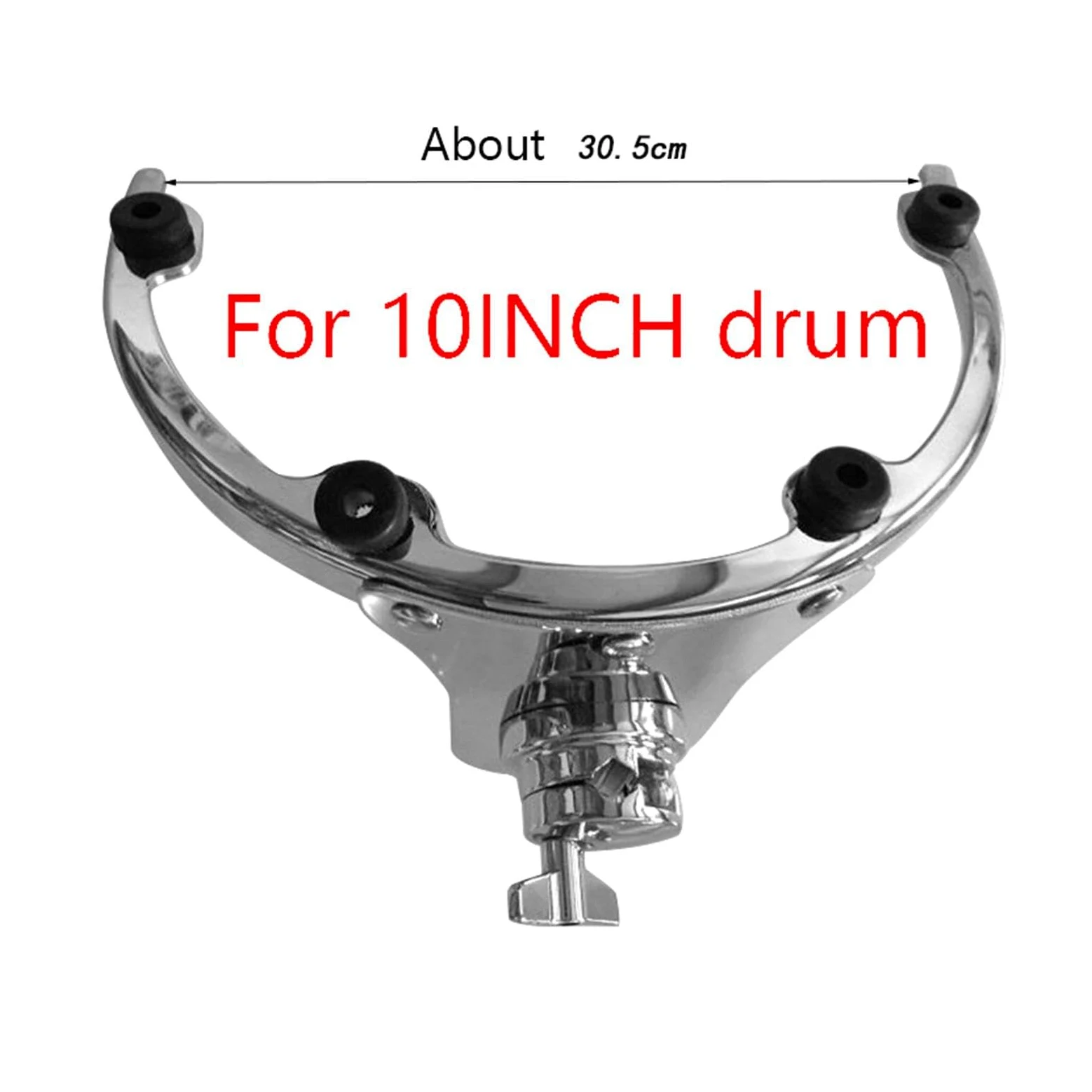 Drum Bracket Metall Schlagzeug Tom Rim Halterung Aufhängung Komplettset Einfacher Einbau für Musikgruppen Studio Probenräume, 10 Zoll