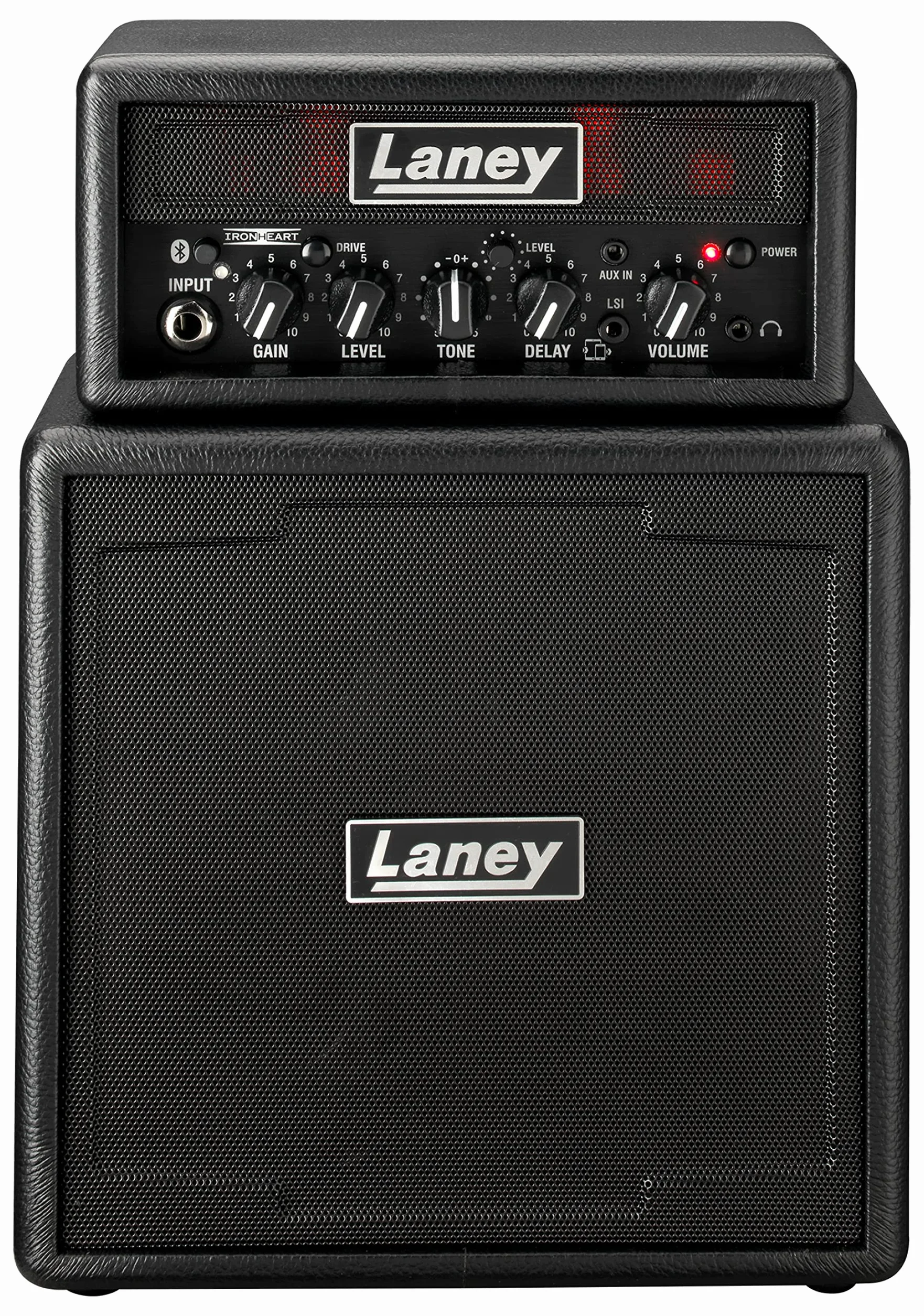 Laney MINISTACK Bluetooth - Batteriebetriebene Gitarren Amp mit Smartphone-Schnittstelle - Ironheart Edition