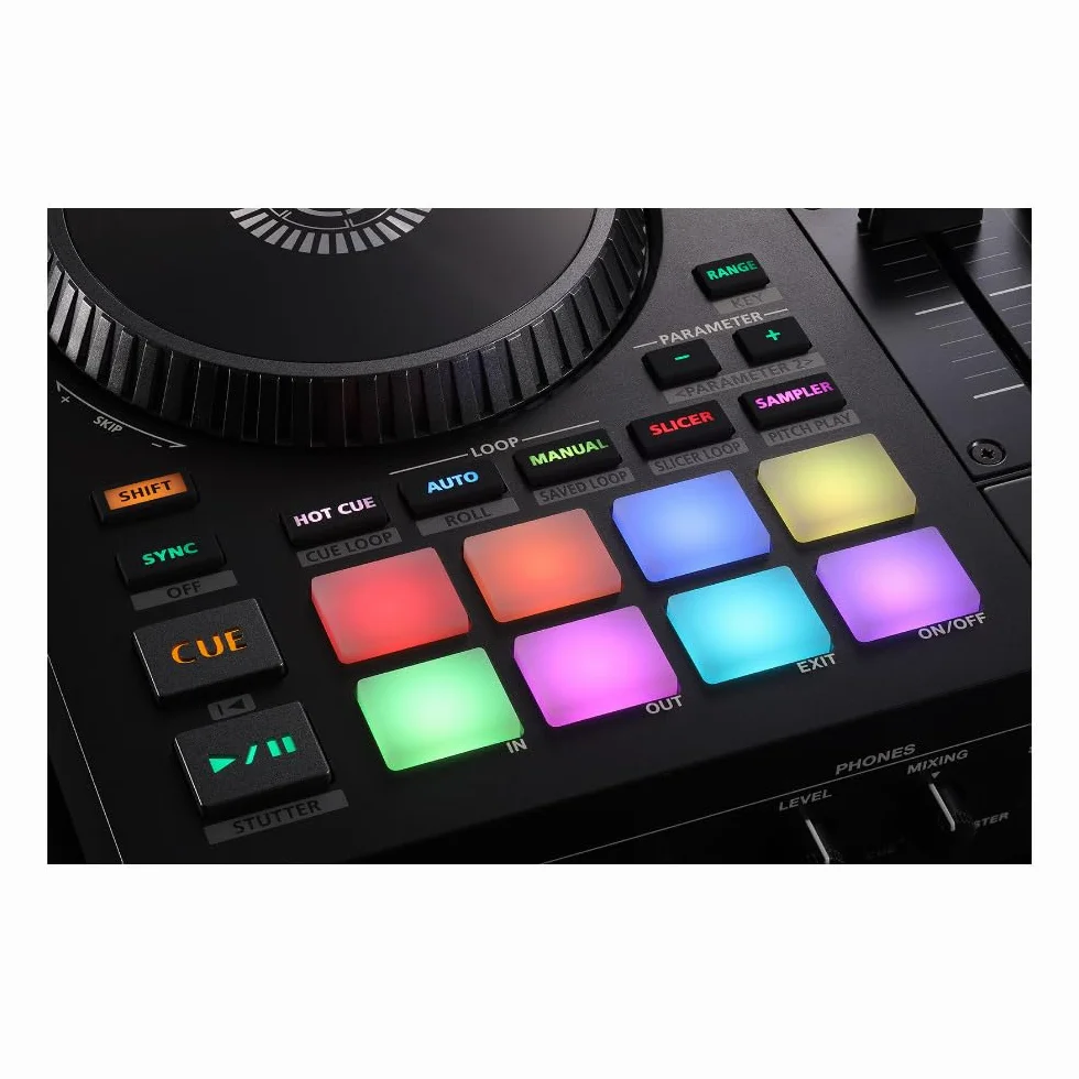 Roland DJ-707M DJ-Hybrid-Controller und Live-Sound-Audio-Konsole