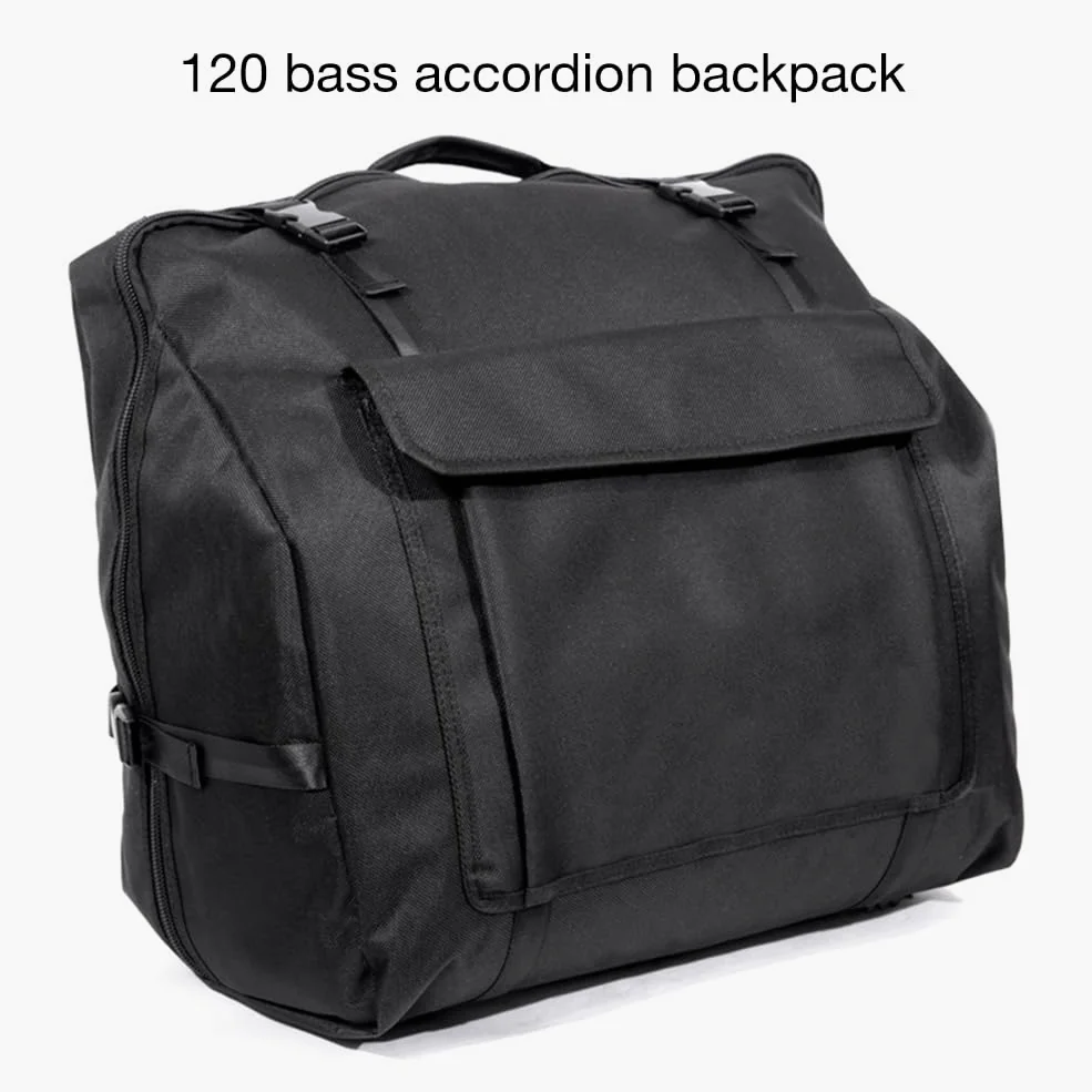 Akkordeon-Tasche | Akkordeon-Rucksack, leicht und flexibel – weiche Schutzhülle für Akkordeon Bass 48/60/72/80/96/120