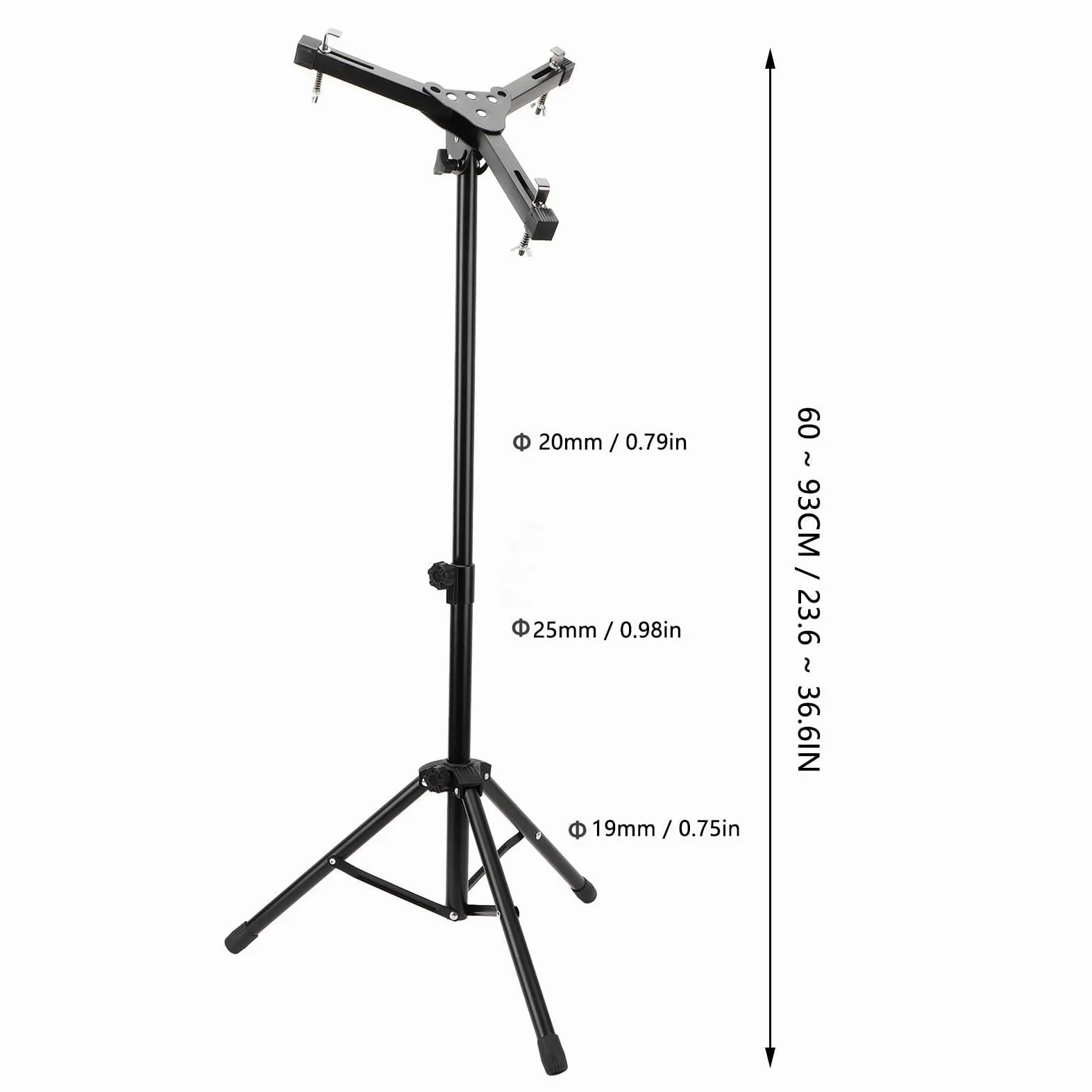Snare Trommel Ständer Faltbar Verstellbar aus Aluminiumlegierung für 10-14 Zoll Drums Stabiles Stativ mit Einfacher Montage und Transport